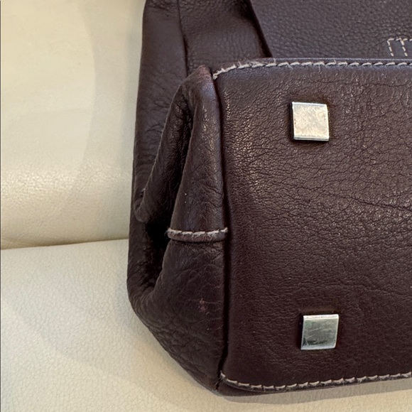 Etienne Aigner rich brown leather tote. Perfect for work. EUC. - Picture 11 of 14